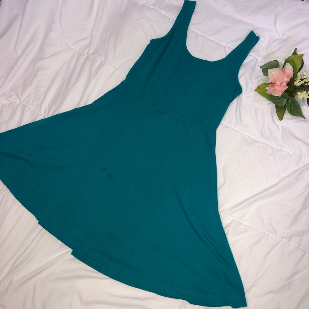 Sea Green Skater Dress